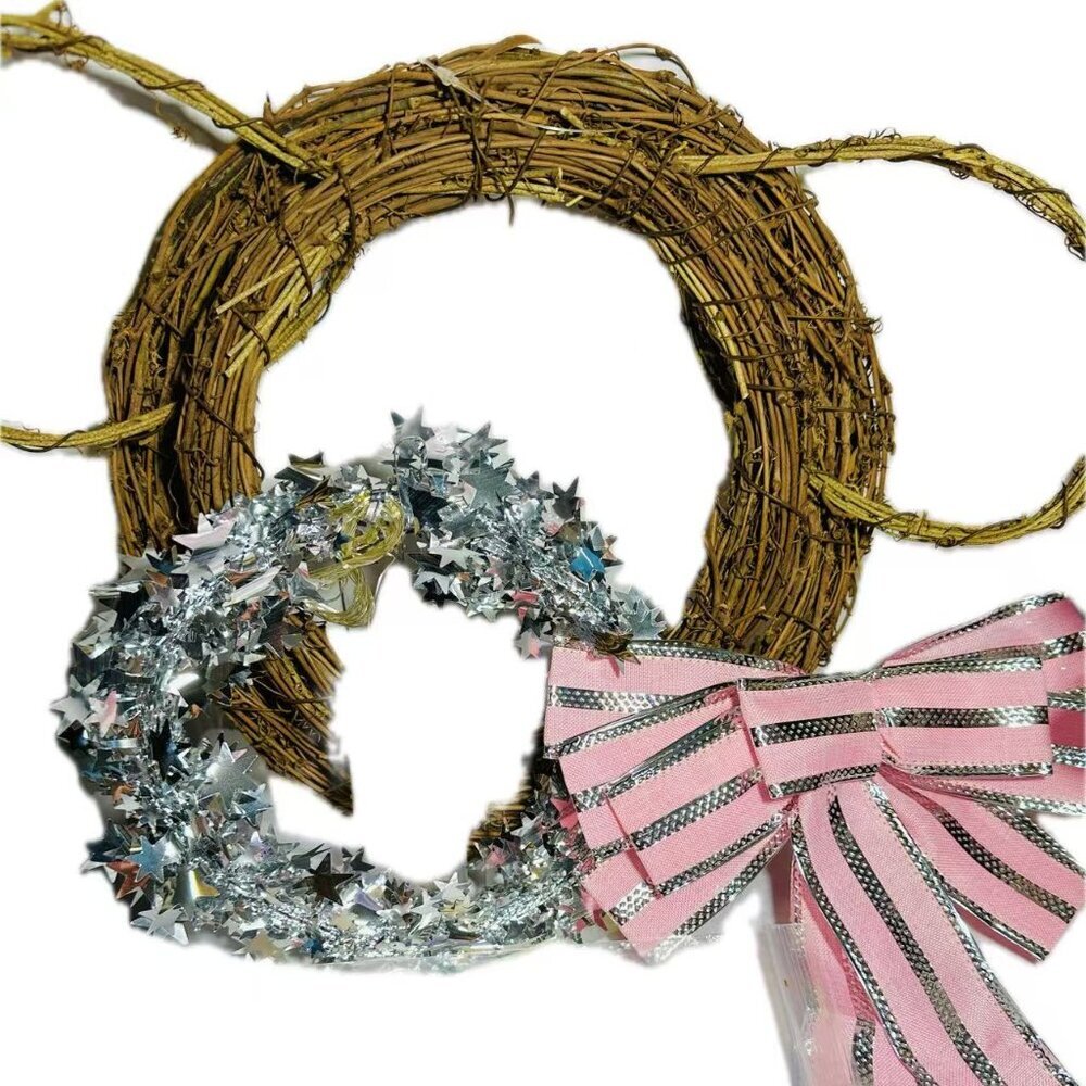 🐰 Pastel Bunny Grapevine Wreath – Easter Door Charm - Picture 6 of 10